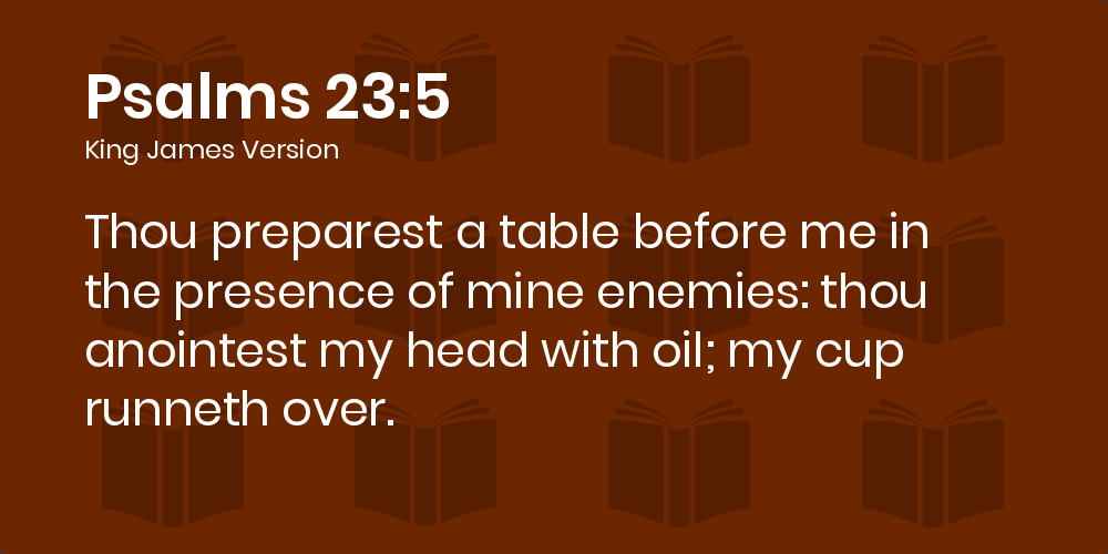 Bible Verses About Oil - King James Version (KJV)
